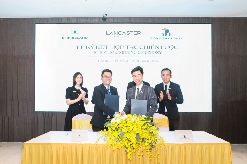 Đông Tây Land chính thức thiết lập quan hệ hợp tác chiến lược trong việc phân phối dự án Lancaster Legacy.