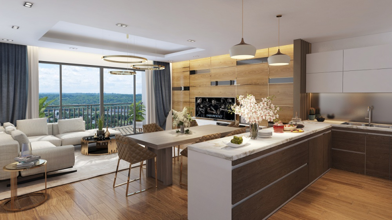 Thiết kế nội thất dự án The Charm An Hưng