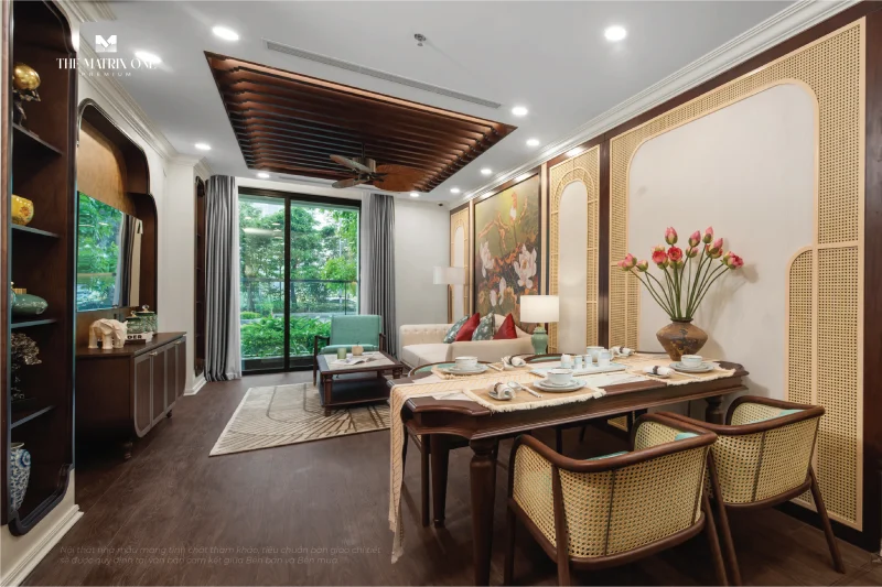Căn hộ mẫu CH17 với thiết kế nhẹ nhàng cùng tone màu sáng tươi mát