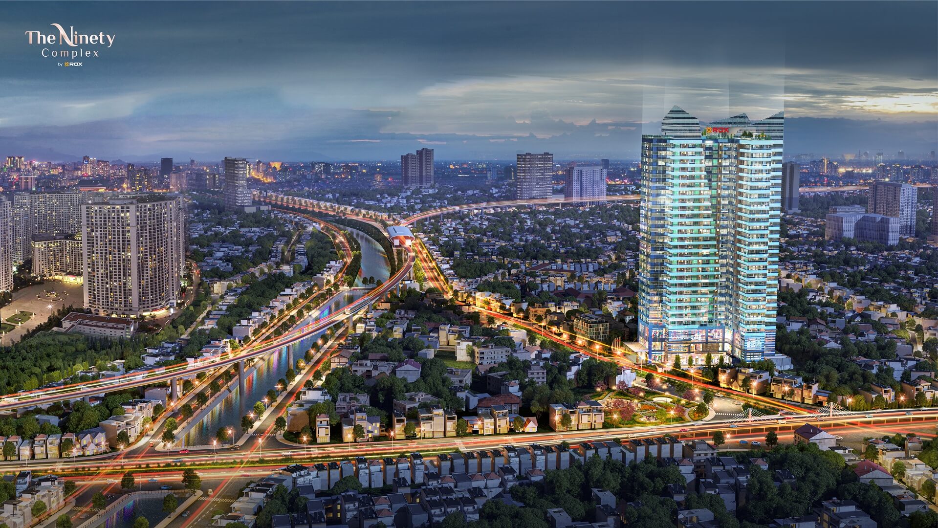 Phối cảnh tổng quan dự án The Ninety Complex Đường Láng