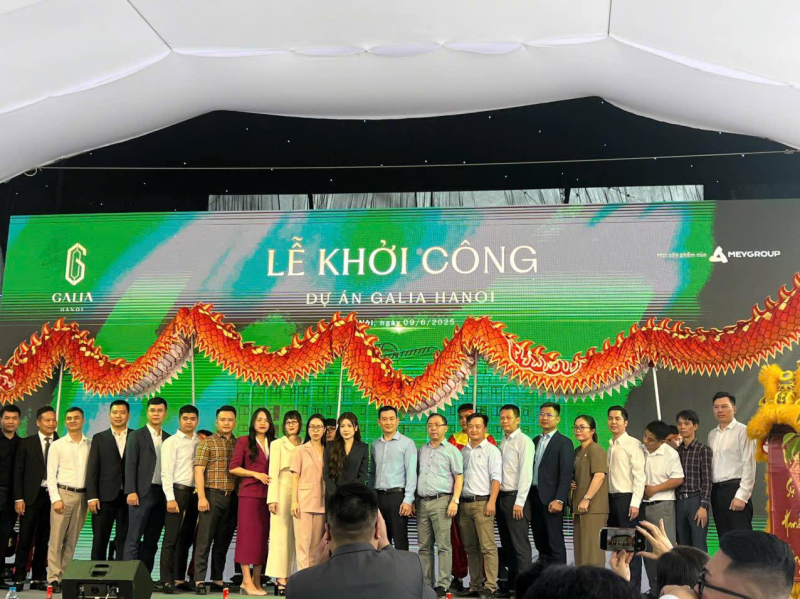 Đông Tây Land Miền Bắc có mặt trong lễ khởi công dự án Galia Hà Nội