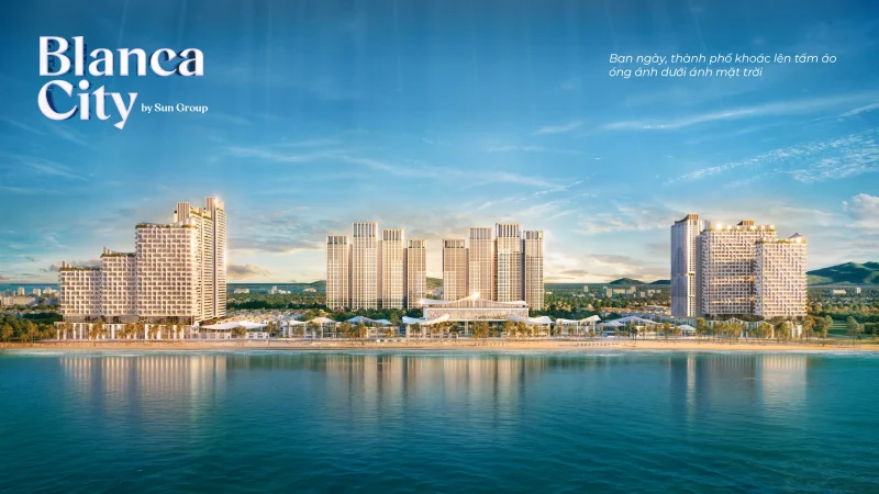 Phối cảnh dự án Blanca City Vũng Tàu vô cùng hoành tráng và diễm lệ